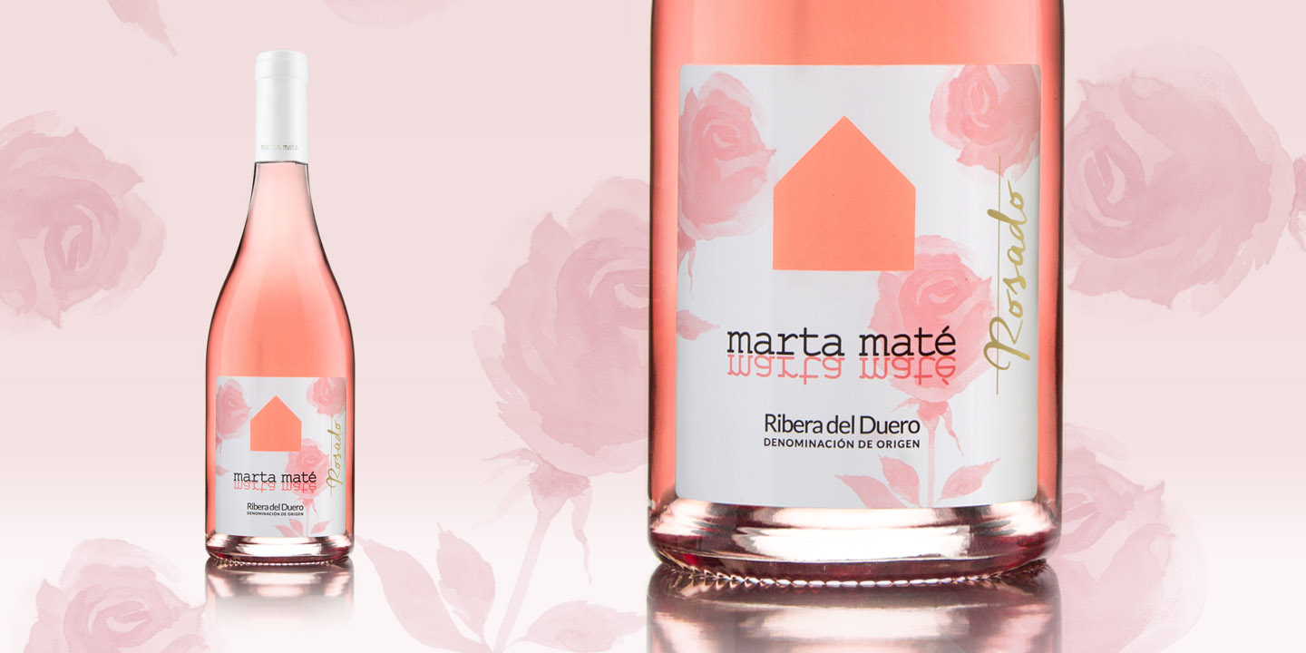 Diseño de etiquetas de vino Marta Maté Rosado